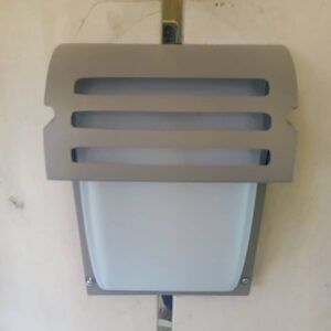 WALL OUTSIDE OUTDOOR LIGHT FITTED WITH GLASS COVER