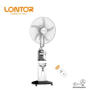 LONTOR 16 INCHES RECHARGEABLE FAN