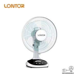 12 INCHES LONTOR RECHARGEABLE TABLE FAN