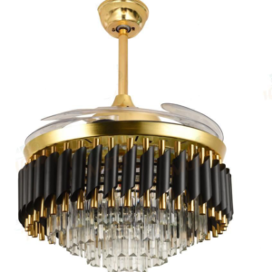 CHANDELIER LED LIGHT PLUS HIGH SPEED CEILING FAN