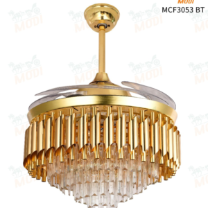 CHANDELIER LED LIGHT PLUS HIGH SPEED CEILING FAN