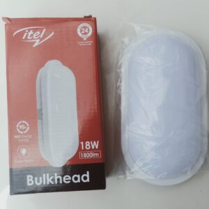ITEL 18 WATTS BULKHEAD LED LIGHT COLOUR WHITE