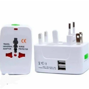 UNIVERSAL DUAL TRAVEL ADAPTER SOCKET
