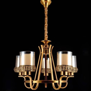CHANDELIER LIGHT USES EXTERNAL BULB
