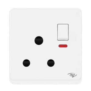 ITEL 15 AMPS SOCKET WHITE